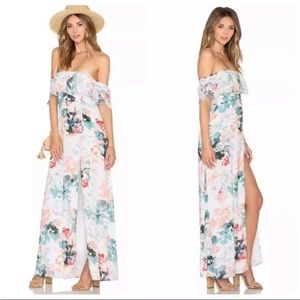 Revolve Lovers + Friends Anemone Paradise
Floral Off the Shoulder Maxi Dress S